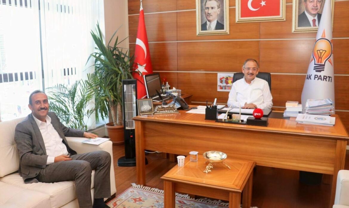 Özhaseki, Başkan İlmek ile görüştü